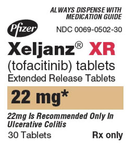 Xeljanz XR 22 mg (JKI 22)