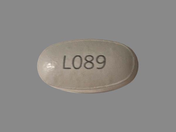 Pill L089 Gray Oval is Divalproex Sodium Extended-Release