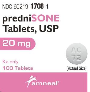 Pill AC 72 White Round is Prednisone