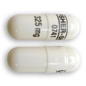 Pill UPSHER-SMITH 0741 325mg White Capsule-shape is Propafenone Hydrochloride Extended-Release