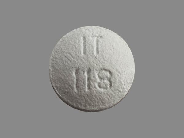 Pill IT 118 White Round is Zolpidem Tartrate