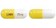 Carvedilol phosphate extended-release 20 mg GSMHV 20 mg