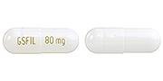 Carvedilol phosphate extended-release 80 mg GSF1L 80 mg