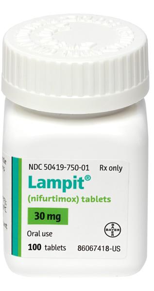 Lampit (nifurtimox) 30 mg (30)