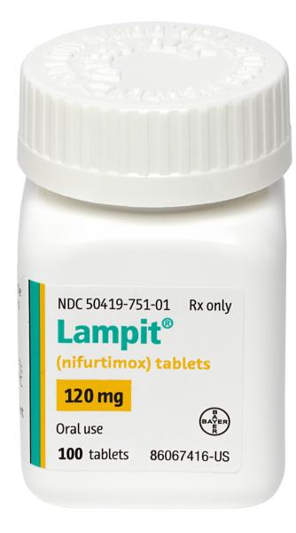 Lampit (nifurtimox) 120 mg (120)