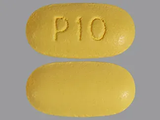 Pill P10 Yellow Capsule/Oblong is Potassium Chloride Extended-Release