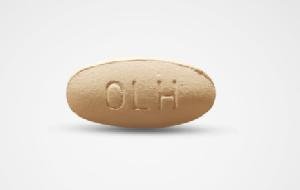 Pill OLH 12.5 Beige Oval is Hydrochlorothiazide and Olmesartan Medoxomil