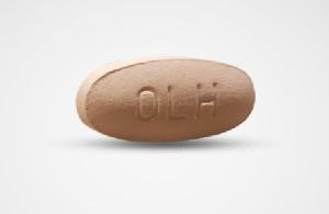 Pill OLH 25 Pink Oval is Hydrochlorothiazide and Olmesartan Medoxomil
