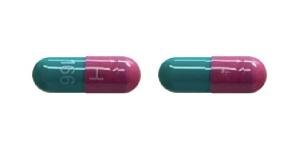 Pill H 166 Green & Pink Capsule-shape is Lansoprazole Delayed-Release