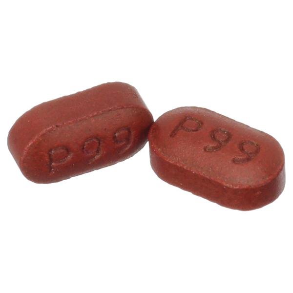 Pill p99 Brown Oval is Phenazopyridine Hydrochloride