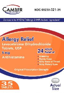 Levocetirizine dihydrochloride 5 mg H L L