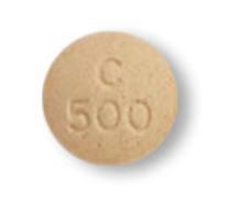 Pill C 500 Orange Round is Ascorbic Acid