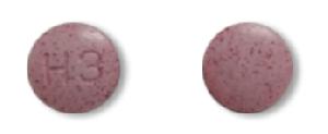 Pill H3 Pink Round is Cyanocobalamin