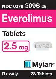 Everolimus 2.5 mg M EVR2