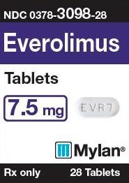 Everolimus 7.5 mg M EVR7