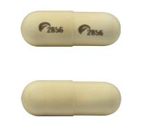 Pill Logo 2856 Logo 2856 Beige Capsule/Oblong is Pregabalin