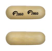 Pill Logo 2860 Logo 2860 Beige Capsule/Oblong is Pregabalin