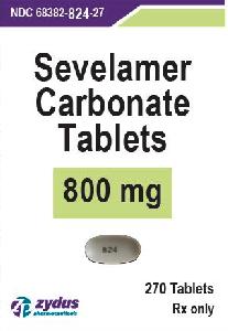Sevelamer carbonate 800 mg 824