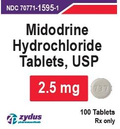 Midodrine hydrochloride 2.5 mg 737