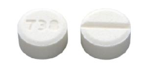 Pill 738 White Round is Midodrine Hydrochloride