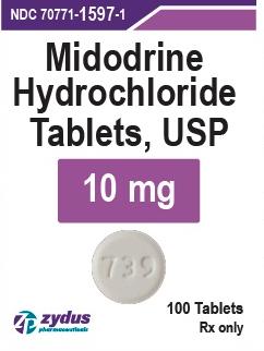 Midodrine hydrochloride 10 mg 739