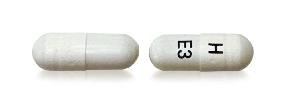 Pill H E3 White Capsule/Oblong is Esomeprazole Magnesium Delayed-Release