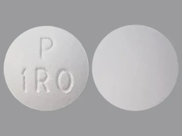 Pill P 1R0 White Round is Pilocarpine Hydrochloride