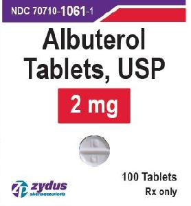 Albuterol sulfate 2 mg 10 61