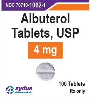 Albuterol sulfate 4 mg 10 62