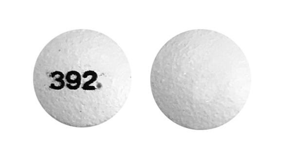 Pill 392 White Round is Venlafaxine Hydrochloride Extended-Release
