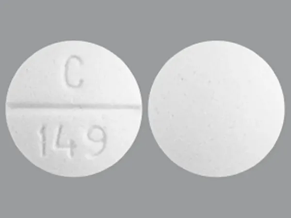 Pill C 149 White Round is Midodrine Hydrochloride