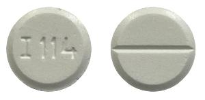 Pill I 114 White Round is Baclofen