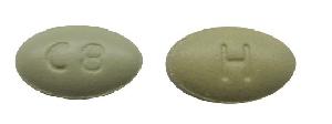 Pill H C8 Green Oval is Cinacalcet Hydrochloride