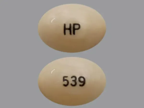 Pill HP 539 Beige Capsule/Oblong is Doxercalciferol