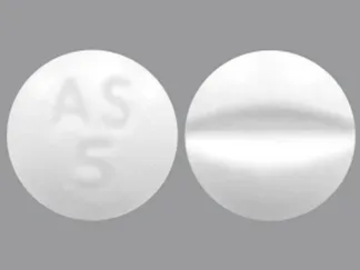 Amphetamine sulfate 5 mg AS 5