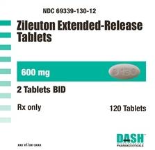 Zileuton Extended-Release 600 mg (D130)