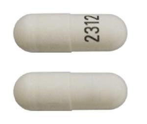 Pill 2312 White Capsule/Oblong is Alvimopan