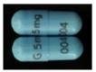 Pill G 5mg 004 Blue Capsule/Oblong is Dexmethylphenidate Hydrochloride Extended-Release