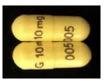 Dexmethylphenidate hydrochloride extended-release 10 mg G 10mg 005