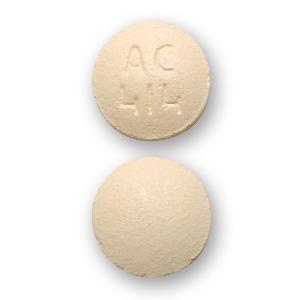 Pill AC 414 Yellow Round is Ramelteon