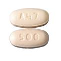 Pill A47 500 Orange Oval is Ranolazine Extended Release