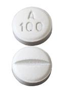 Pill A 100 White Round is Metoprolol Succinate Extended-Release