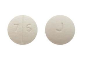 Pill J 7 6 White Round is Metoprolol Succinate Extended-Release
