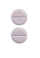 Pill P 10 Purple Round is Levothyroxine Sodium