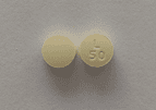 Pill L 50 Yellow Round is Metolazone