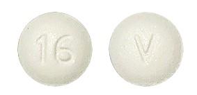 Pill V 16 is Zafirlukast 10 mg