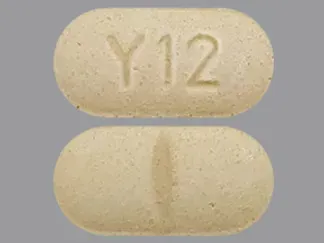 Pill Y12 Yellow Capsule/Oblong is Lisinopril