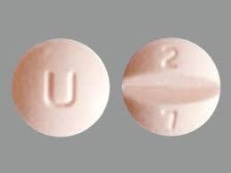 Atenolol and chlorthalidone 50 mg / 25 mg U 2 7