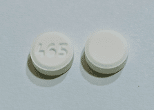 Pill 465 White Round is Asenapine (Sublingual)