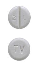 Pill TV 2 L White Round is Liothyronine Sodium